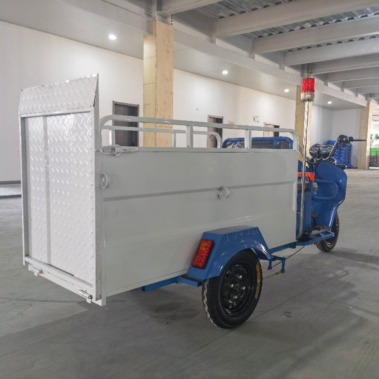 Cleaning Sweeper, Sanitation Truck, Three-Wheeled Cleaning Truck, Double Bucket Garbage Truck, Community Sanitation Garbage Transfer Truck