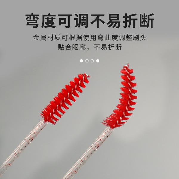 brush with rhinestones for eyelashes