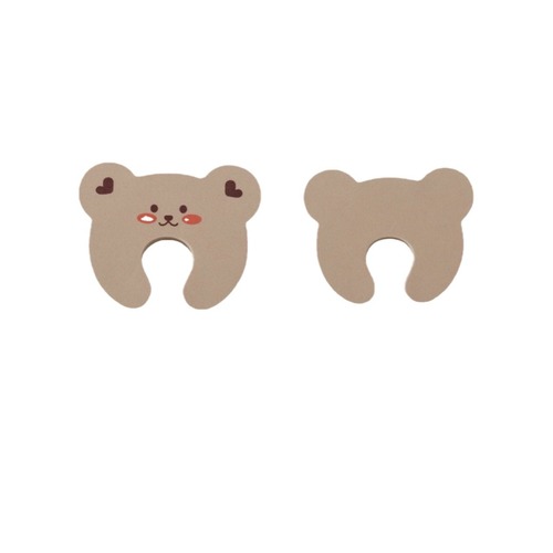 Korean ins anti-pinching children's door cartoon bear baby safety door stop anti-closing artifact bedroom anti-collision door