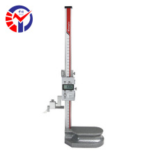 东莞广陆0-300mm高度尺不锈钢单柱带手轮电子高度规 数显高度尺