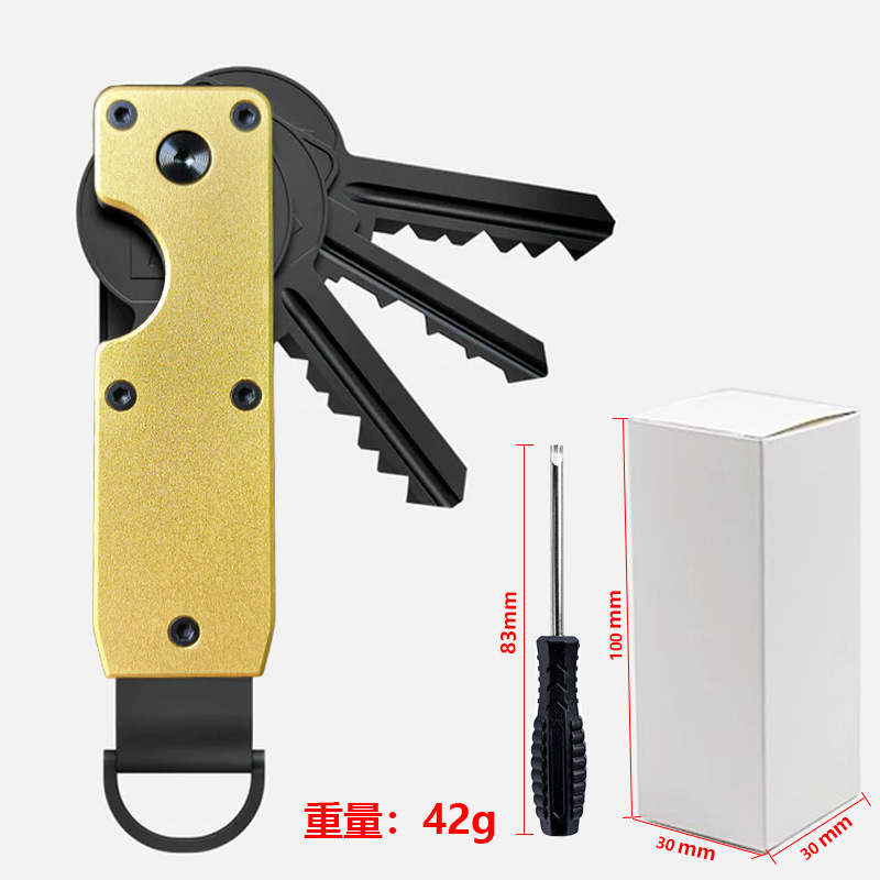 Keychain metal spot transfronterizo de aleación de aluminio Key Holder Best regalos en el extranjero