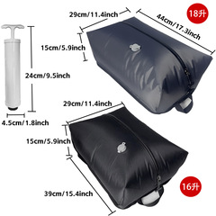 简约防水可折叠旅行袋真空压缩旅行出差包包压缩收纳包气密真空袋