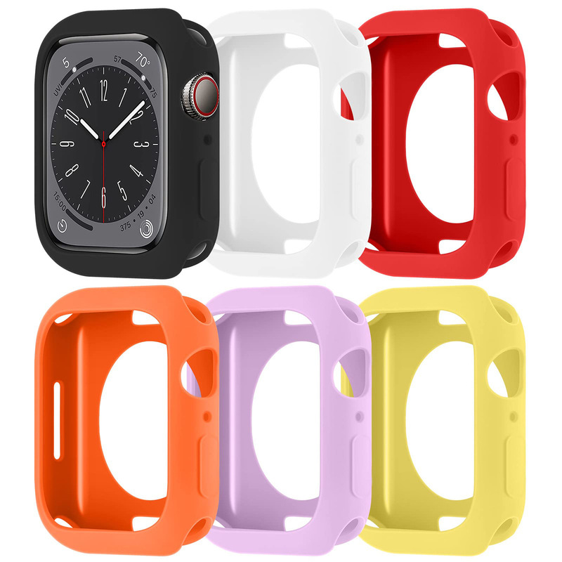 Tpu Half Pack Protective Cover Is Suitable for Apple Watch 10Th Generation Applewatch S10 Silicone Anti-Fall Watch Case