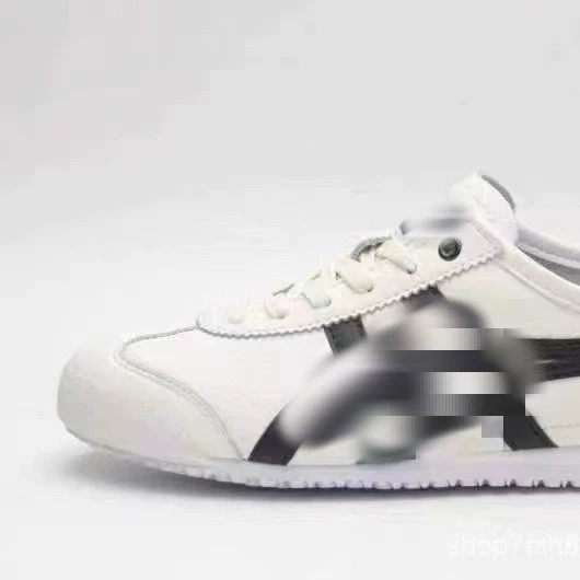 Putian Onitsuka Tiger Tiger первый слой коже Mexi66 мужские и женские кеды низкого верха дышащие, легкие, прочные и износостойкие