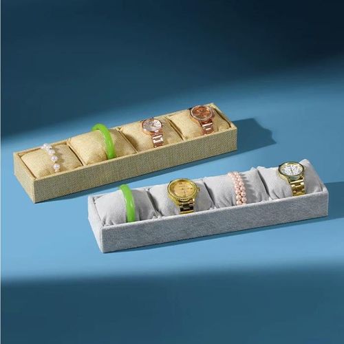 Table Display Box for Bracelets and Necklaces, Multi-layer Pillow Plate for Jewelry, Light Luxury Jewelry Storage Prop