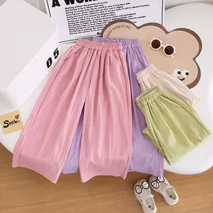 Брюки-карго для детей свободные тонкие лето