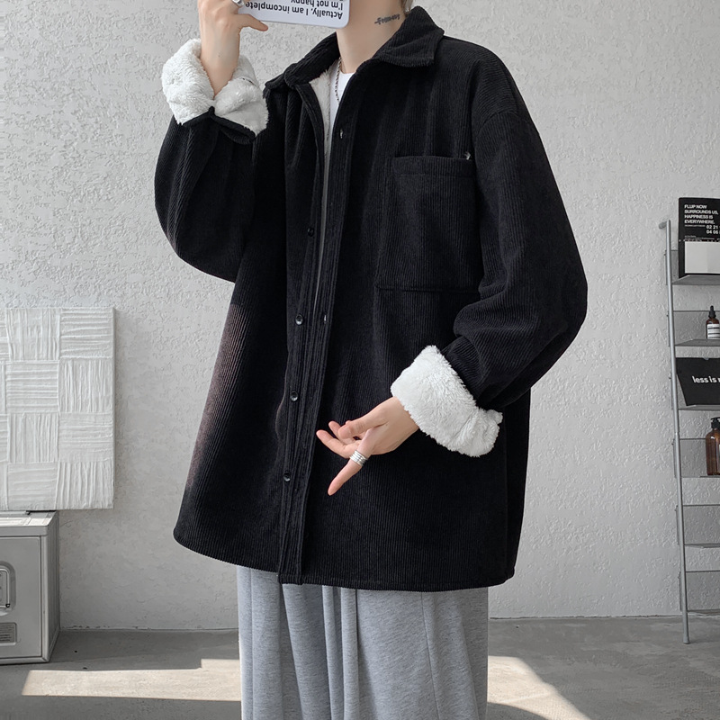 Warm corduroy Japanese shirt