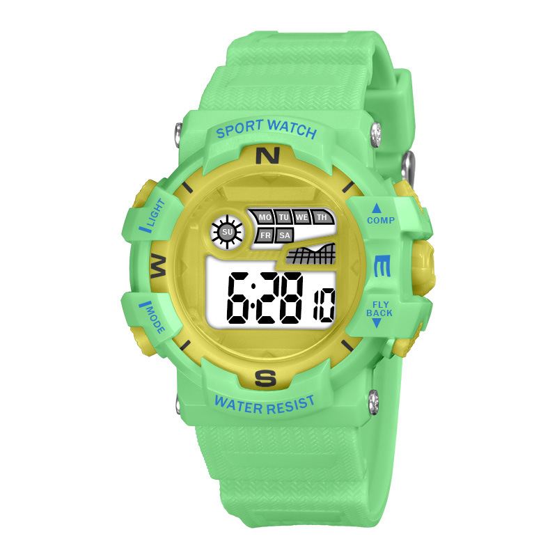 Nueva tendencia de niños estudiantes relojes electrónicos multifuncionales al aire libre cronógrafo nocturna relojes electrónicos fabricantes al por mayor