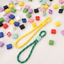 15mmABS塑料调节扣双孔调节衣服抽绳扣鞋带松紧卫衣扣饰品配件