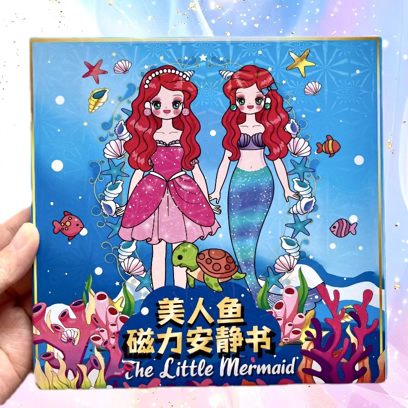 All New Mermaid Magnetic Quiet Book, Complete Mermaid Series, Brand New Launch, Magnetic Mermaid Quiet Book, Wholesale