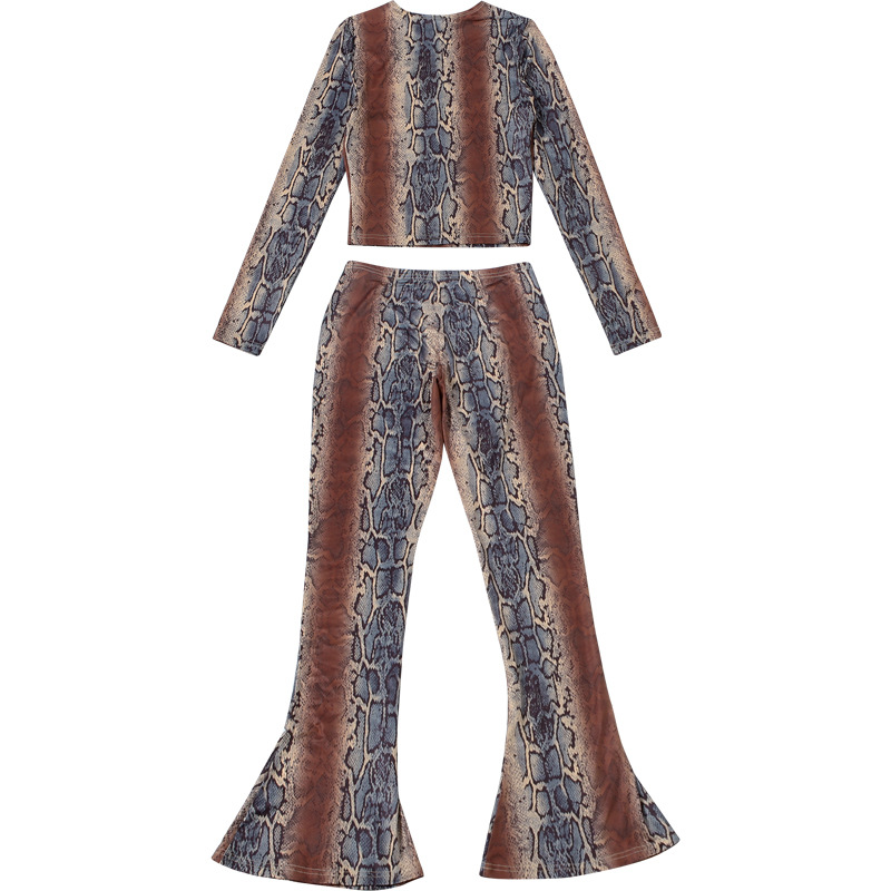 Dames tweedelige set met slim shirt en legging_voghion.com