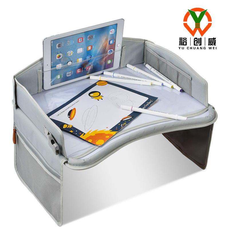 In-Stock Wholesale Drawing Board Bag, Children's Car Tray, Stroller Dining Tray, Student Drawing Bag, Car Safety Seat Tray