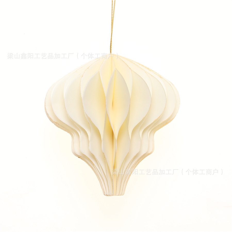 Christmas decoration paper honeycomb ball Christmas tree pendant decoration shopping mall school holiday decoration Christmas decoration 2