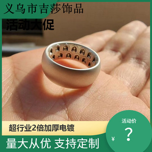 Benmingfo Ring Xizang-style Personality New Niche Design Sense Buddha Niche Ring Advanced Sense Ring Guardian Trend Ring
