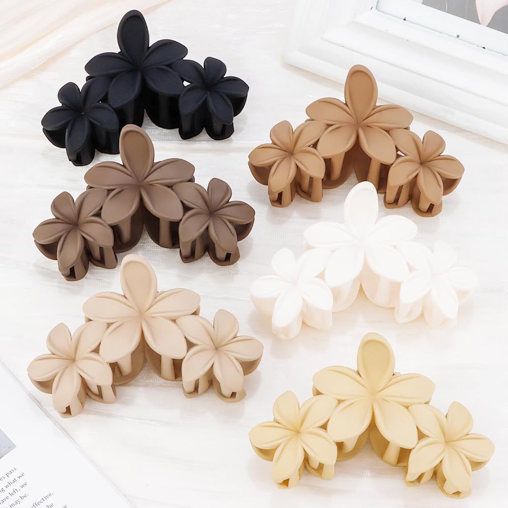 Horquilla de flor de frangipani de color transfronterizo europeo y americano