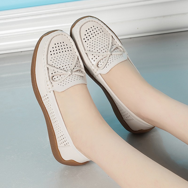 Nuevos zapatos Bean 26 primavera y verano suela suave hueco arco transpirable de moda superficial un zapato de moda simple