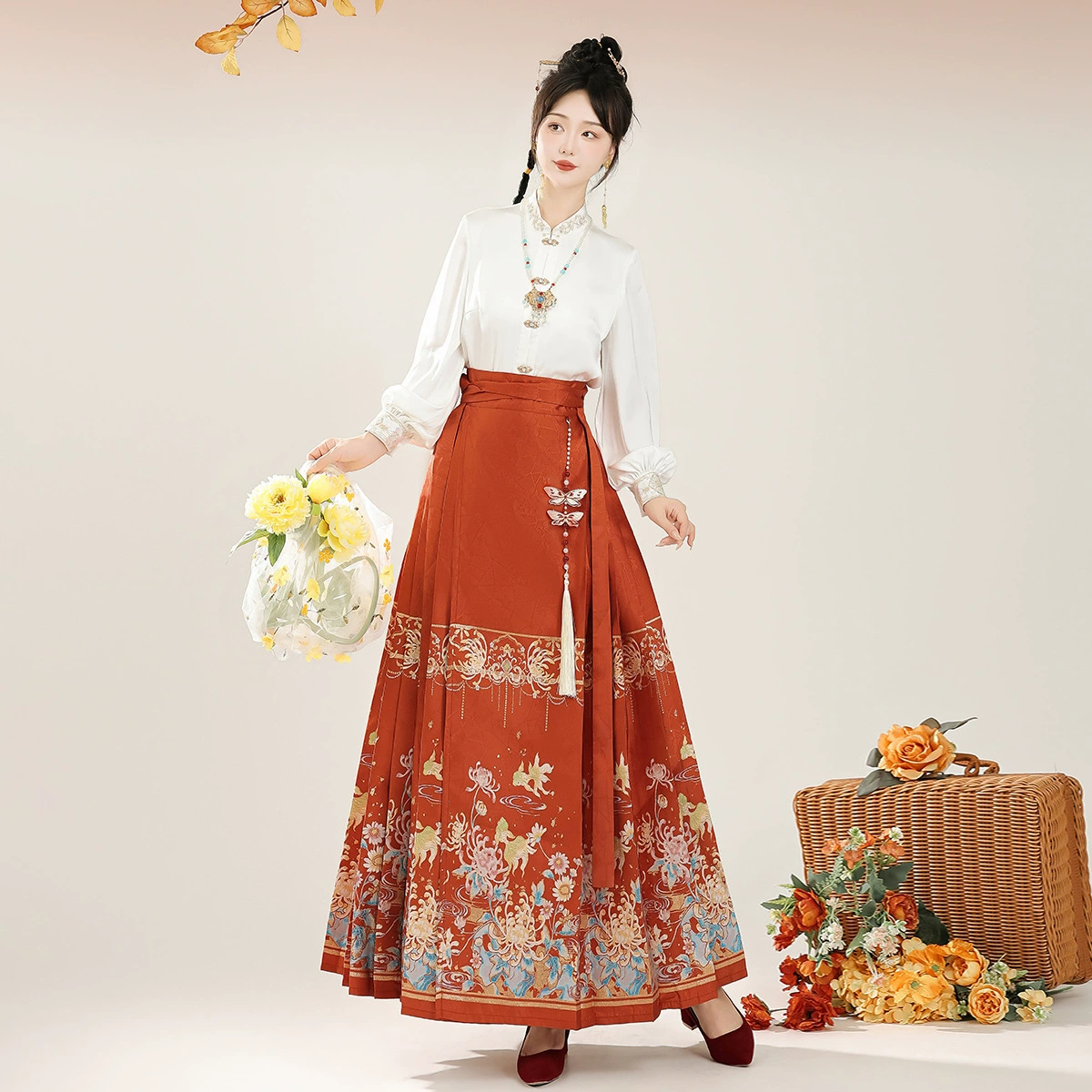Genuine design long Hanfu, Chinese style