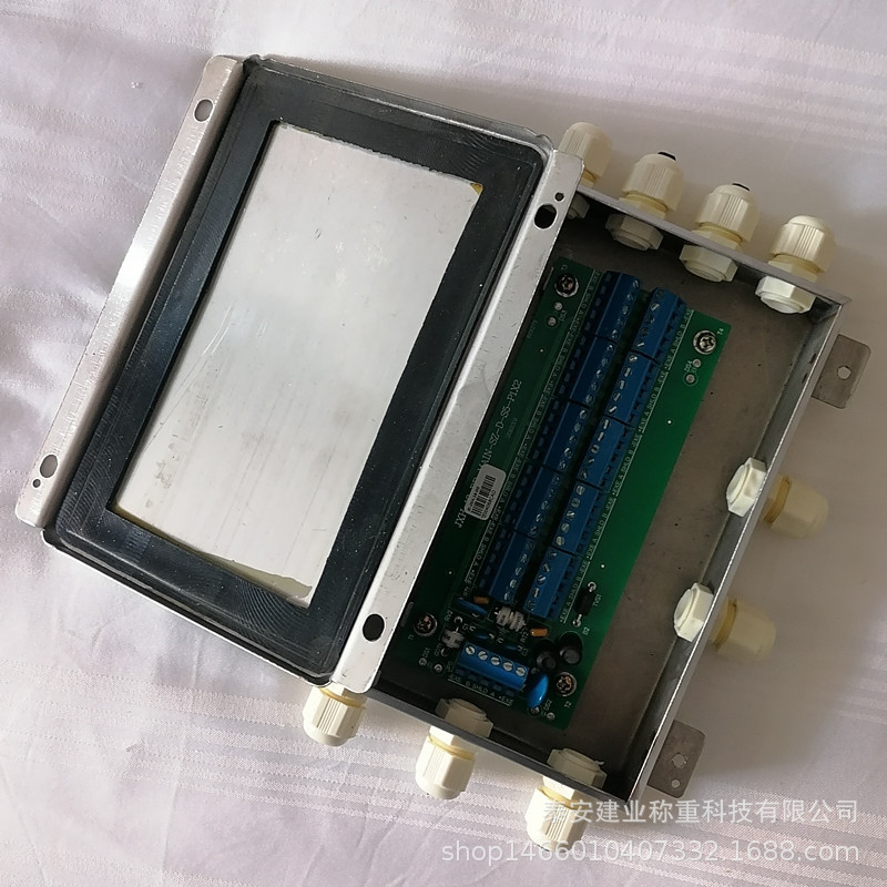 卖地磅接线盒JXH-10-DD数字地磅10线不锈钢外壳地磅接线盒发快递