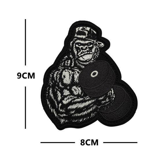 Creative Badge Cartoon Badge Embroidered Clothing Accessories Cute Fitness Armband Velcro Morale Seal in stock Wholesale
