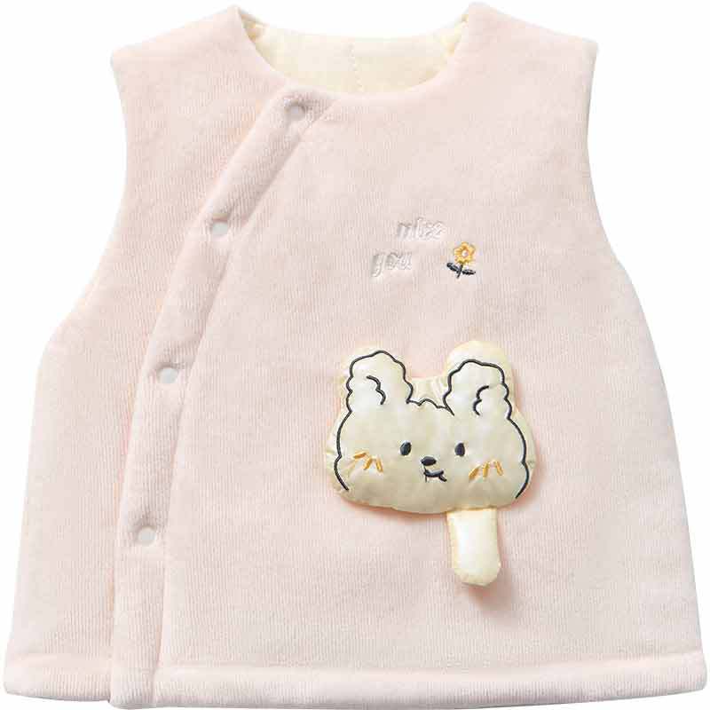 Bebé Chaleco de otoño e invierno los niños acolchado cálido algodón grueso niños y niñas ropa de invierno chaleco exterior chaleco del bebé image 5