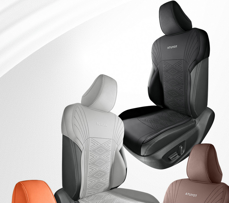 Gac Toyota 9Th Generation Camry Special Seat Cushion, Ninth Generation Car Seat Cover, Half-Cover Four-Season Suede Seat Cover
