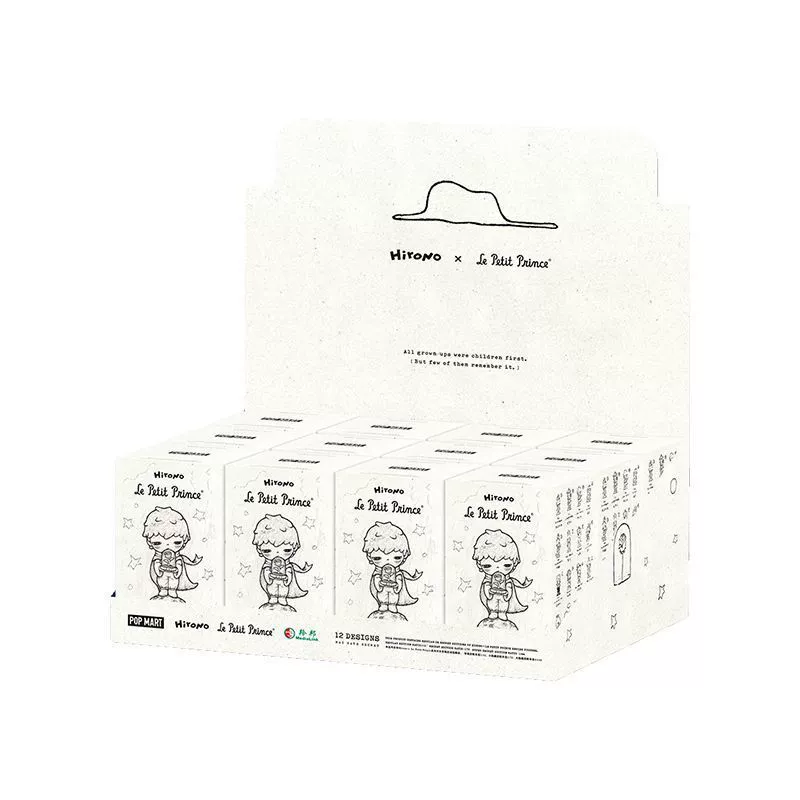 POP-MART Bubble.Mart Hirono×Le Petit Prince Фигурка Ono Маленький принц Blind Box