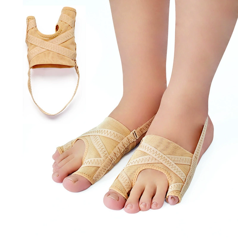 Кросс-бордерный регулируемый дышащий двойной сетчатый защитник для стопы с корректором вальгусной деформации большого пальца и разделителем для больших и малых пальцев