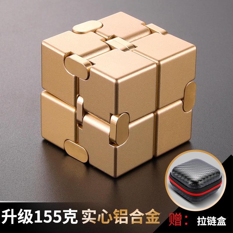 Diversión Rubik 's curious gadget negro tecnología creativa avanzada aburrido juguete descompressivo llavero descompressivo