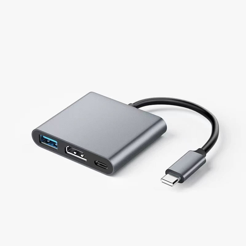 Кабель-адаптер Type-C — HDMI 3-в-1, USB-C — USB, зарядный концентратор PD, док-станция расширения 4K