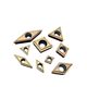 Factory wholesale CNC lathe blade peach type knife grain outer round knife head diamond square knife grain steel stainless steel