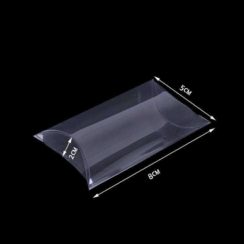 Yongxie Fuente de la fábrica transparente almohada caja de embalaje de plástico PVC caja de Presentación creativa caja de pastel de yema de huevo caja de dulces