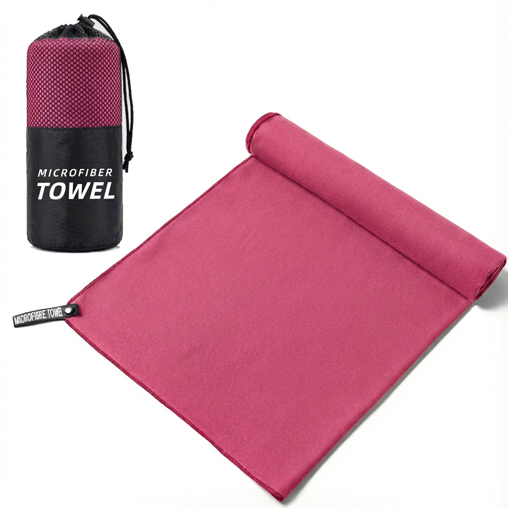 Absorción transfronteriza portátil toalla de secado rápido natación microfibra logo personalizado toalla deportiva succión de sudor gimnasio