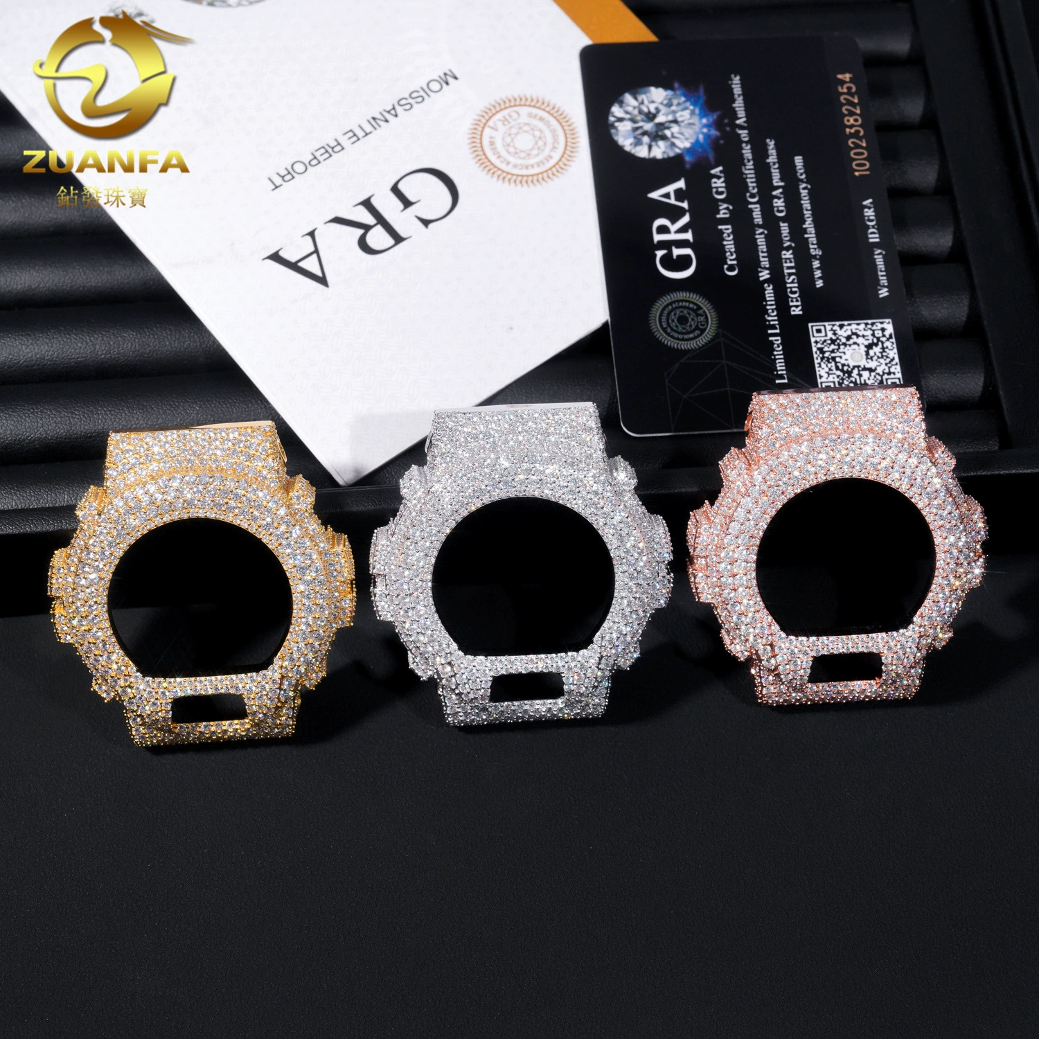 Аксессуары для часов Diamond Hair DW6900, серебро S925, корпус часов с муассанитом цвета D, может пройти алмазную ручку с сертификатом GRA