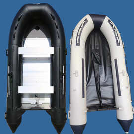 加厚皮划艇充气船橡皮艇冲锋舟钓鱼冲气船救援队用充气艇价格图片