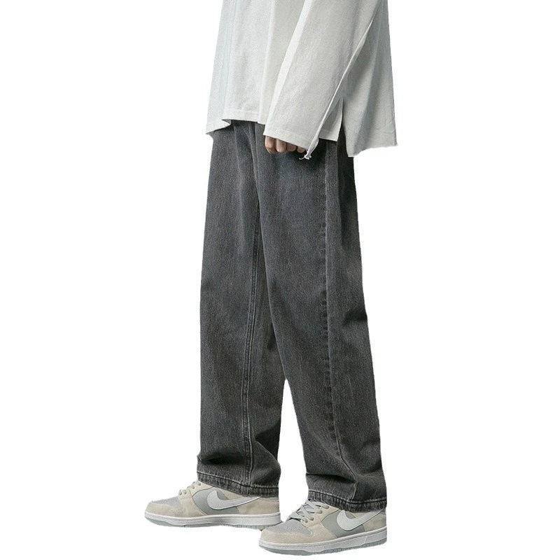 Light base jeans, Japanese trousers, oversize