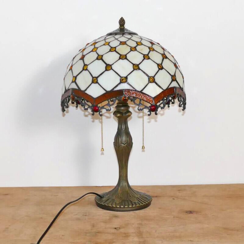 Tiffany Stained Glass Table Lamp Luxury Glass Lampshade Table Lamp Interior Decoration Atmosphere Lamp Bedside Reading Lamp Tiffany Stained Glass Table Lamp Luxury Glass Lampshade Table Lamp Interior Decoration Atmosphere Lamp Bedside Reading Lamp