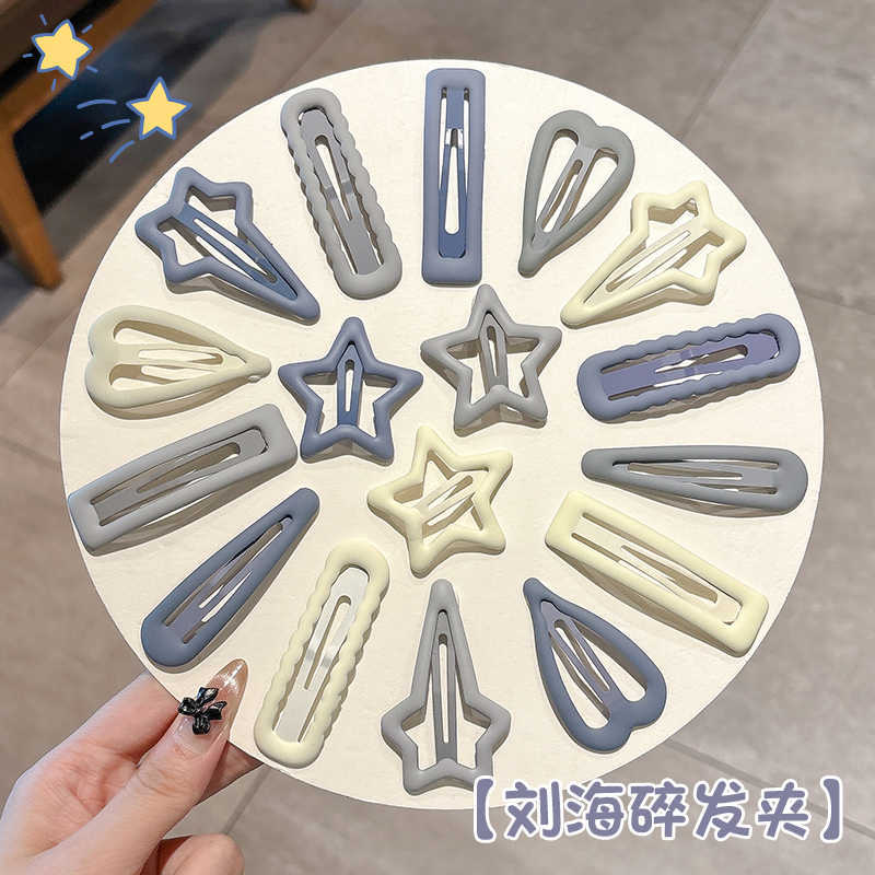 Hermosas pinzas de cabello azul leche pinzas de cabello lateral pinzas de cabello pinzas