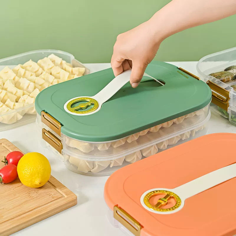 Кухонная многоярусная коробка для пельменей Handiculous, замороженные яйца, свежая коробка для хранения пельменей