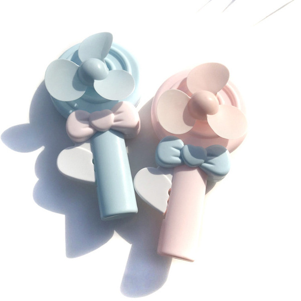 Cartoon handheld small air fan for traveling for students