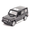 Alloy car, SUV, realistic car model with light music