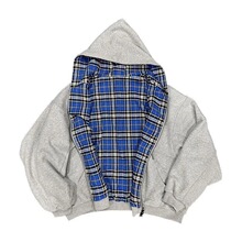 J 19353 Dark Color Double Sided Zip Hoodie ��ɫ˫������