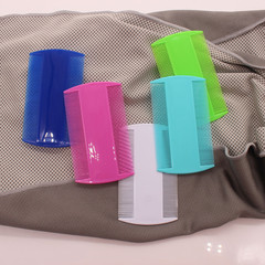 Pet comb plastic brush hair tool plastic comb double-sided dense teeth dual-use double-row flea comb cleaning beauty supplies