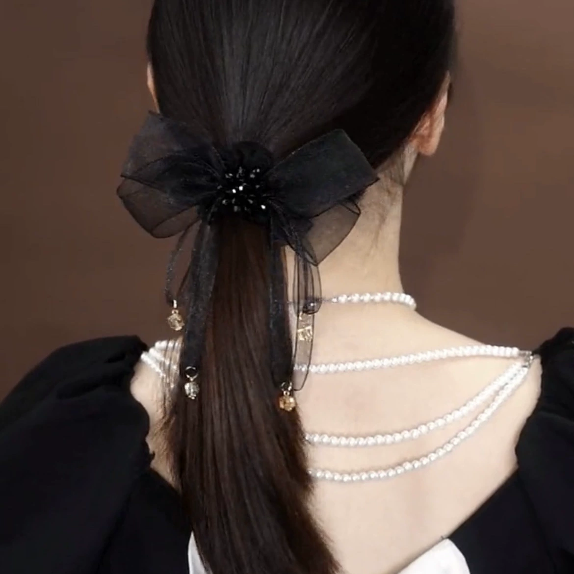 П tether Hair rope with bow, аксессуар для волос с кисточками, хвостик, стиль высокого качества, коллекция 2022