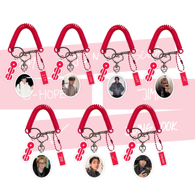 Bulletproof Jungkook Jimin V Jin Rm Jhope Suga Acrylic Keychain Backpack Pendant