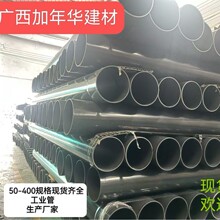 广西PVC-U黑色50-400灰色工业用于排水通气氨化乙 HT耐热性给水管