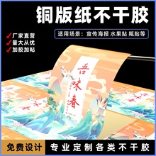 数码印刷厂 logo贴纸 铜版纸 不干胶贴纸制作 不干胶标签制作