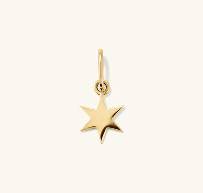 1g Weight Pendant Jewelry Making Type 1 Piece 19.2*9.3mm 925 Sterling Silver Star Polished Pendant DIY Jewelry Accessories