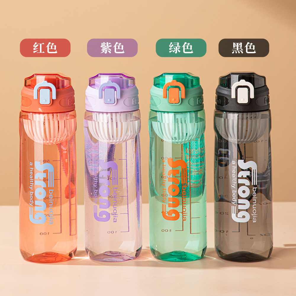 Summer capacious plastic handheld portable pen for water for gym