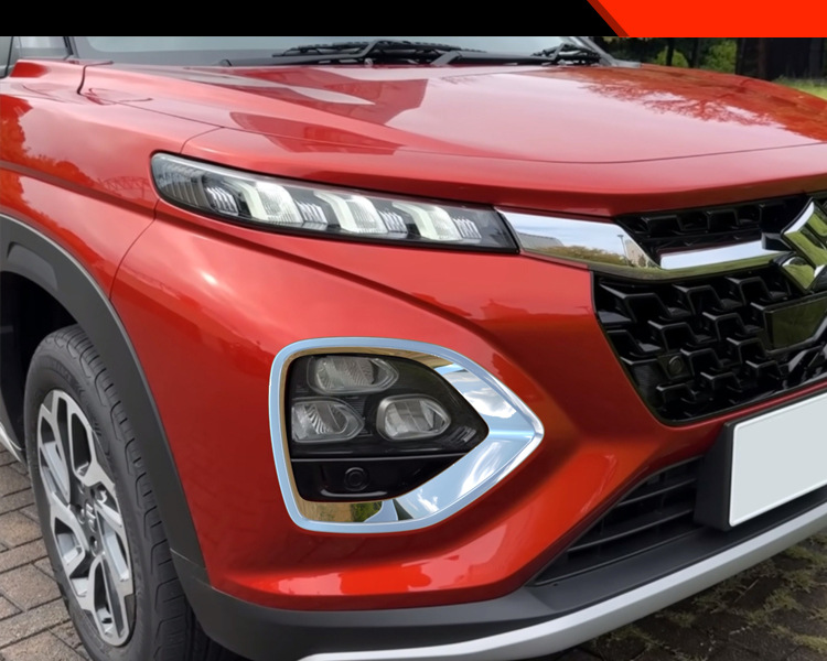 Suitable for Suzuki 25 Frontx modified front bumper special fog lamp ring decorative bright frame automotive supplies