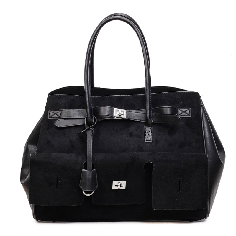 Bolso de mujer explosivo coreano bolso de platino portátil super caliente 2025 nuevo transporte de hombro bolso punk Kelly bolso